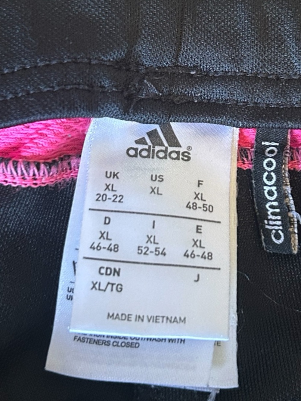 Adidas Tiro 15 ClimaCool Pants XL Black Pink Stripe Soccer Athletic - Picture 14 of 14